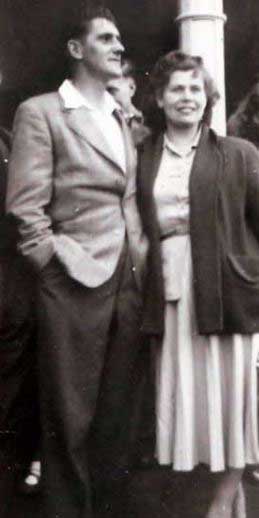 Charles's daughter Joyce with husband