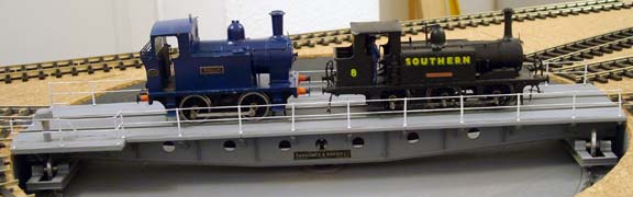 The Terrier and Polly on the turntable