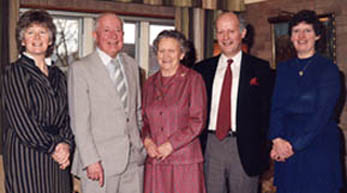 Frank's daughter Margaret with husband and children