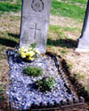 The grave of John William Burton