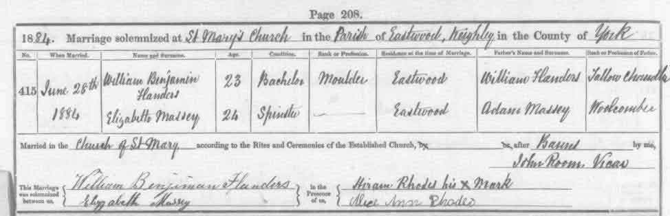 william and elizabeth's marriage details