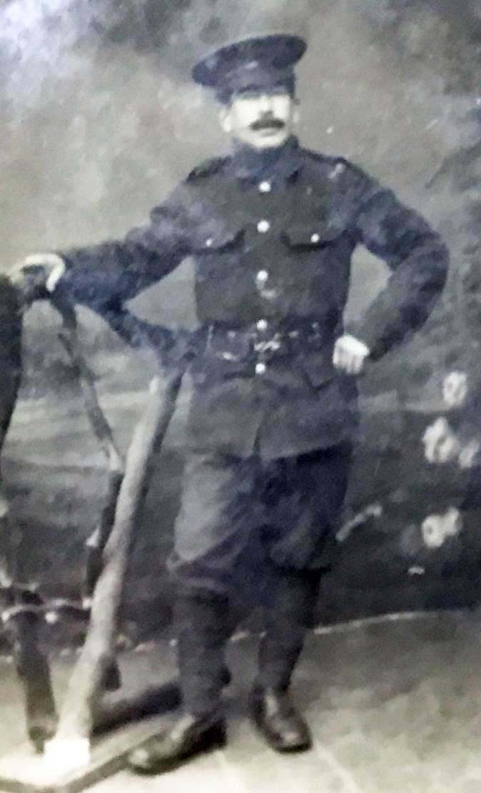 Charles Simmonds 1883 in uniform