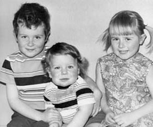 The of Douglas's children Gary, Stephen and Karen