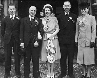 Ethel and Georges wedding day