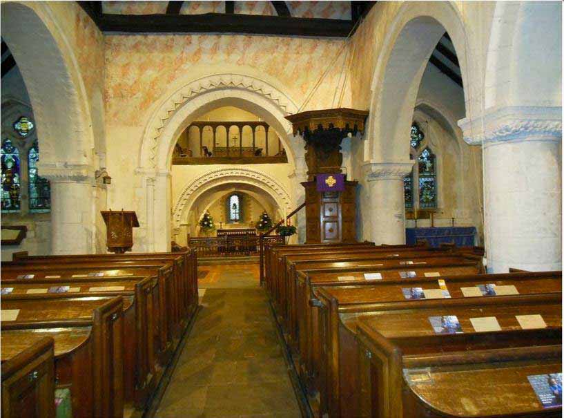 Interior view of St John the Baptist