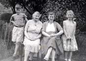 Edith, mother Ellen and Jean and John 