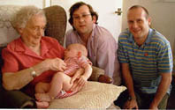 Margaret with great grandson Edward