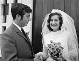 Maurice and wife Barbara on their Wedding Day
