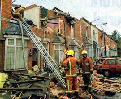 Aftermath of a Birmingham Tornado