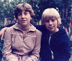 A young Richard with sister Andrea