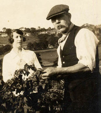 Sarah with her father